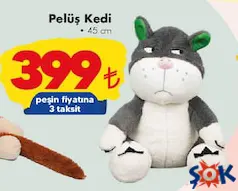 PELUŞ KEDİ 45 CM fiyat ve kampanya bilgisi